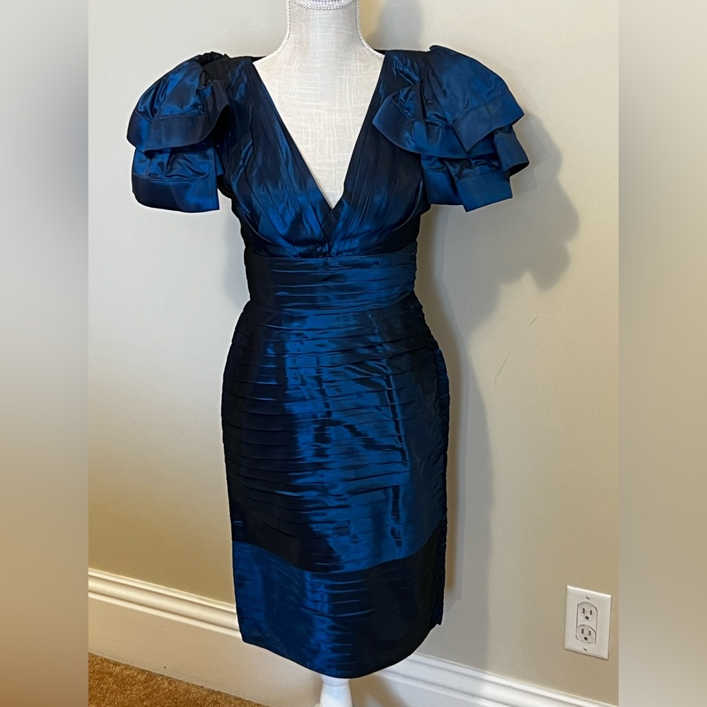 Beautiful Blue Lillie Rubin cocktail dress